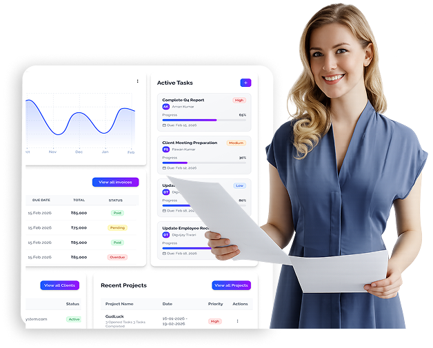 Employee management CRM