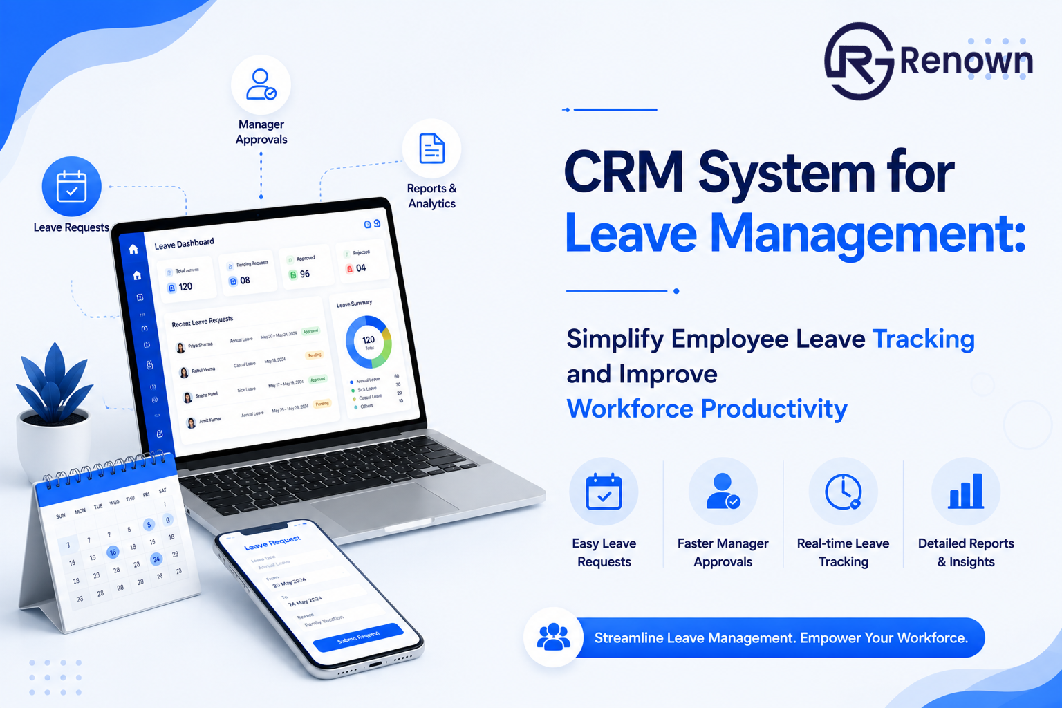 CRM System for Leave Management: Simplify Employee Leave Tracking and Improve Workforce Productivity