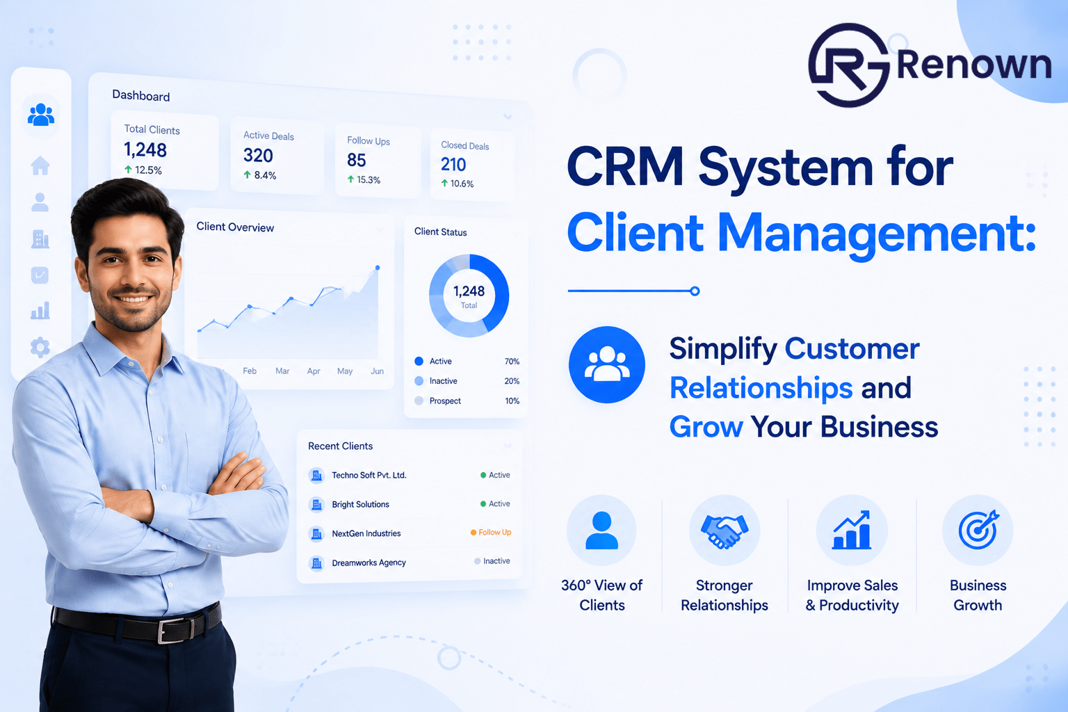 CRM System for Client Management: Simplify Customer Relationships and Grow Your Business