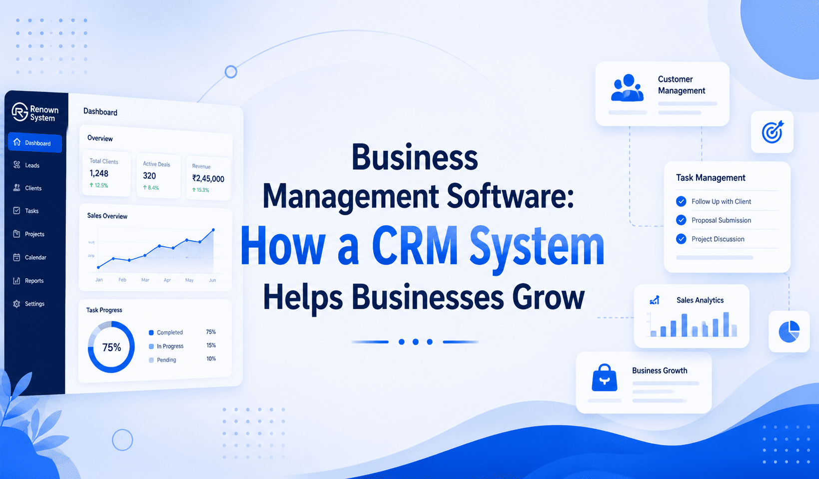 Business Management Software: How a CRM System Helps Businesses Grow