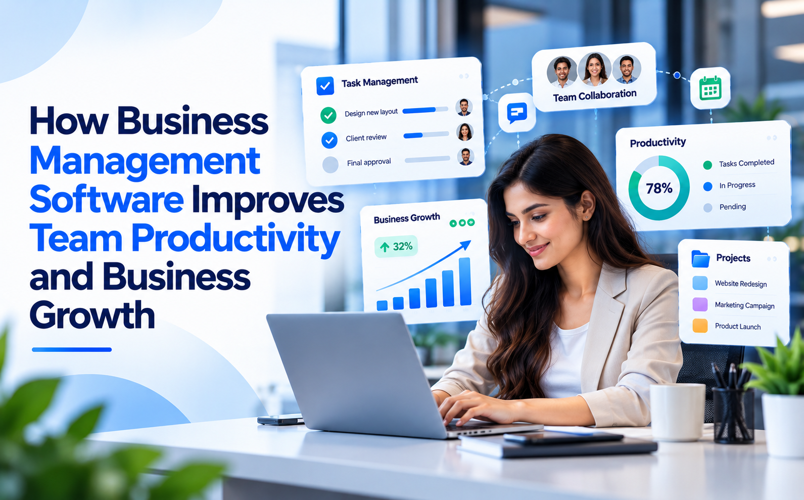 How Business Management Software Improves Team Productivity and Business Growth